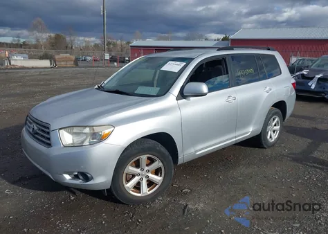 2009 Toyota Highlander from USA, damaged, VIN JTEES41A092134003